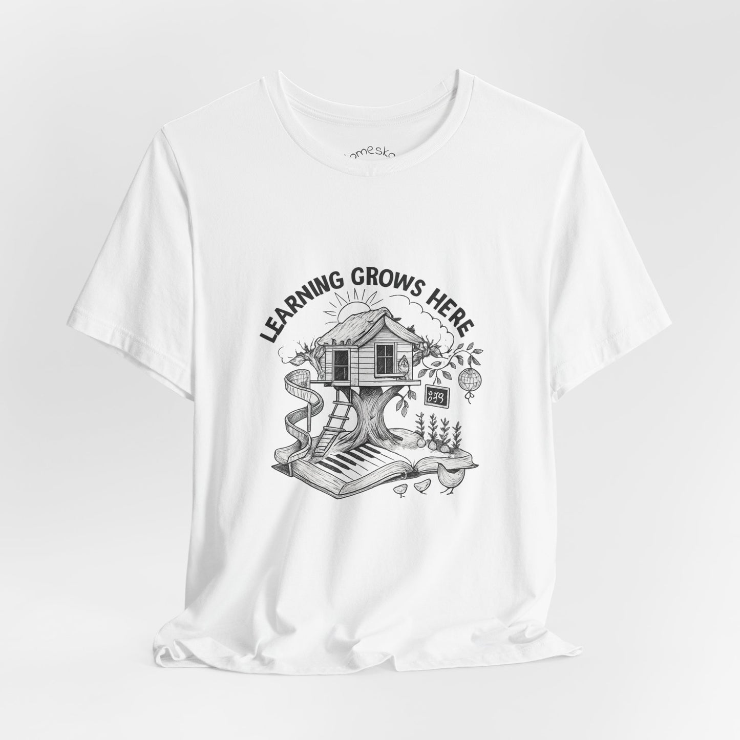 Learning Grows Here – Adult Unisex Graphic Tee