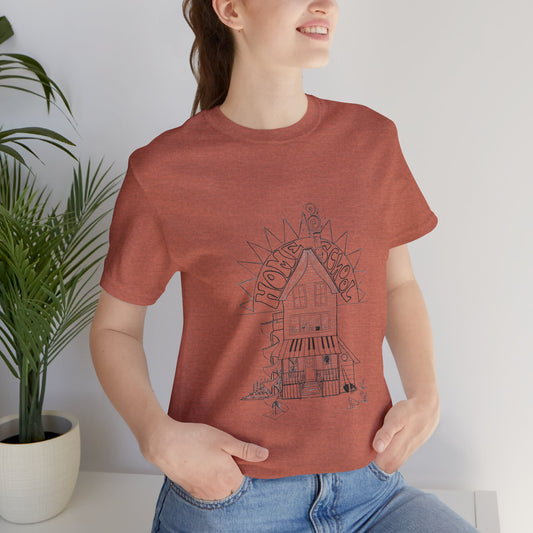 Home Sweet Homeschool – Adult Unisex Graphic Tee