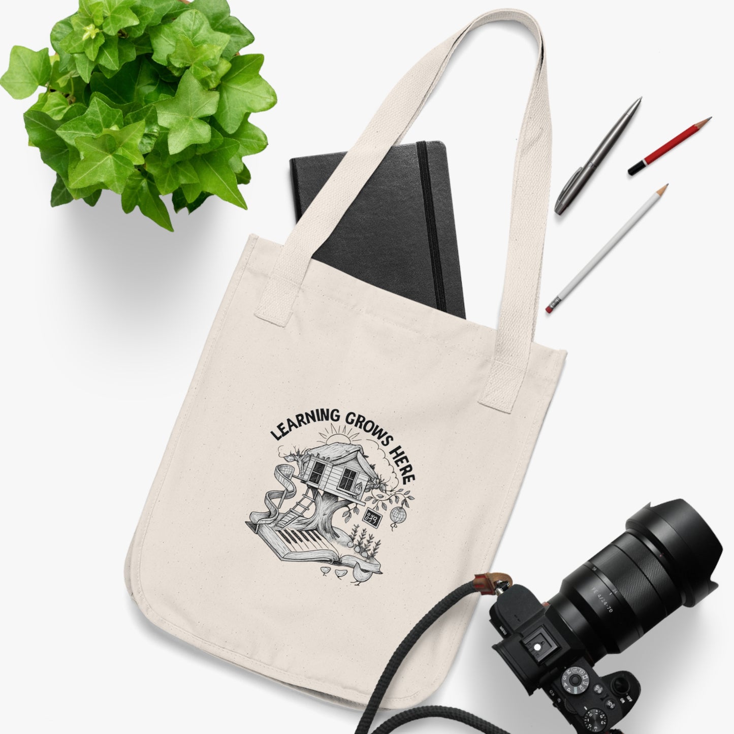 Organic Canvas Tote Bag