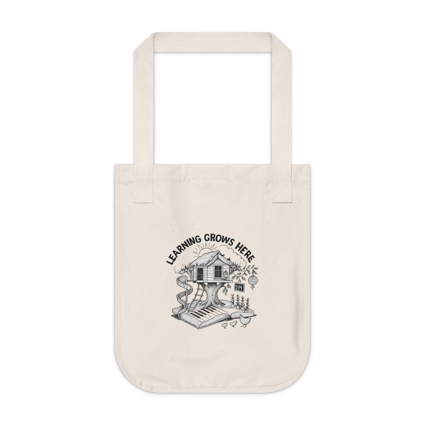 Organic Canvas Tote Bag