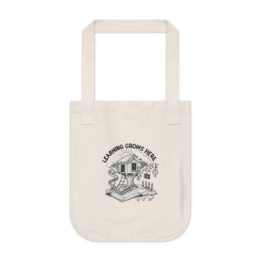 Organic Canvas Tote Bag